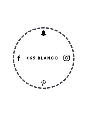 Blanco €65 Blanco €65