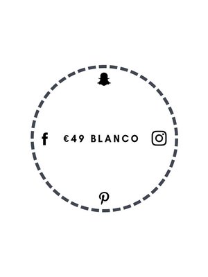 Blanco €49 Blanco €49