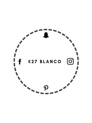 Blanco €27 Blanco €27