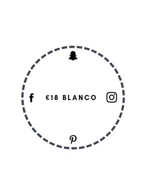 Blanco €18 Blanco €18
