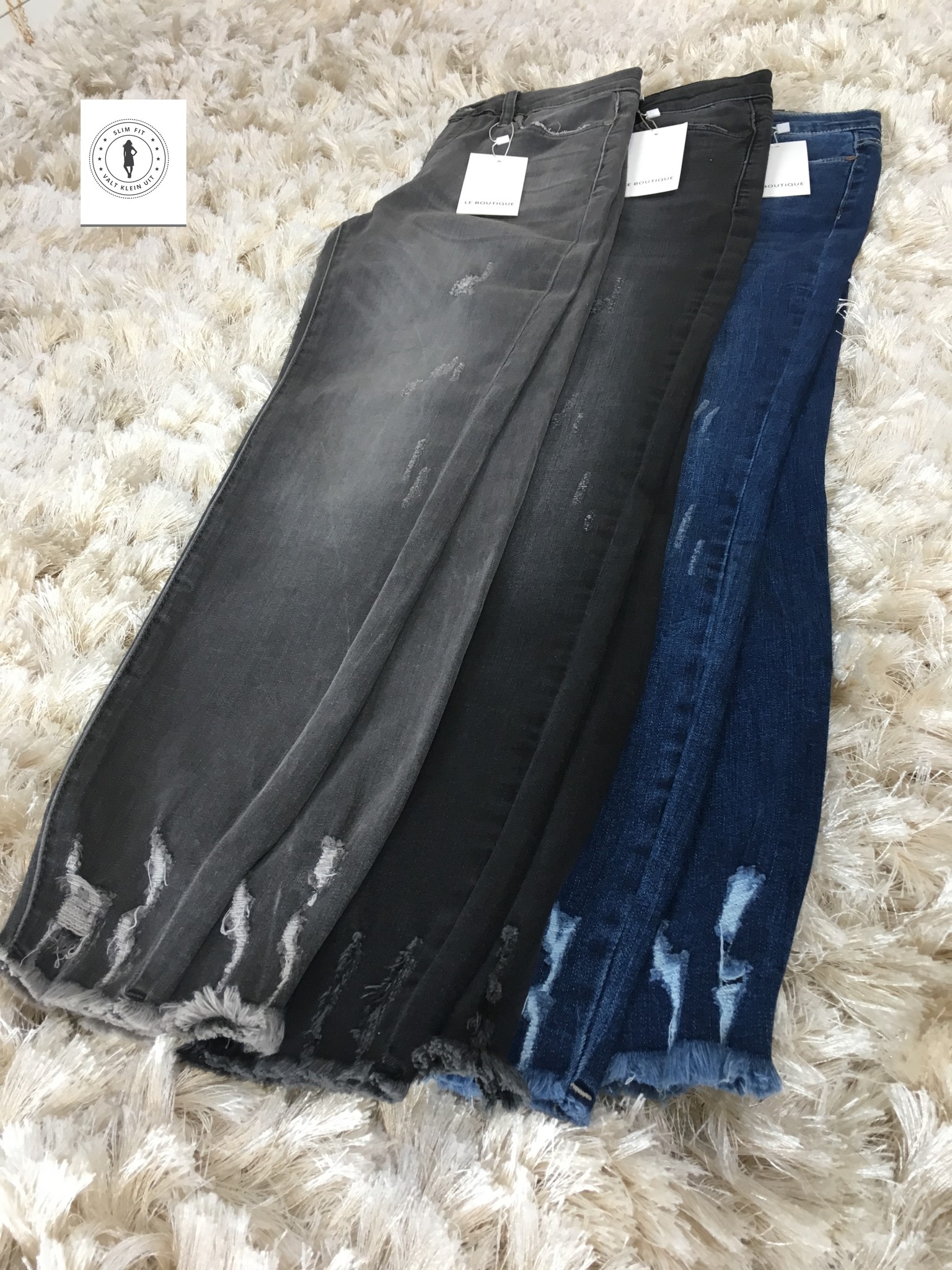 Ripped jeans sanremo blue