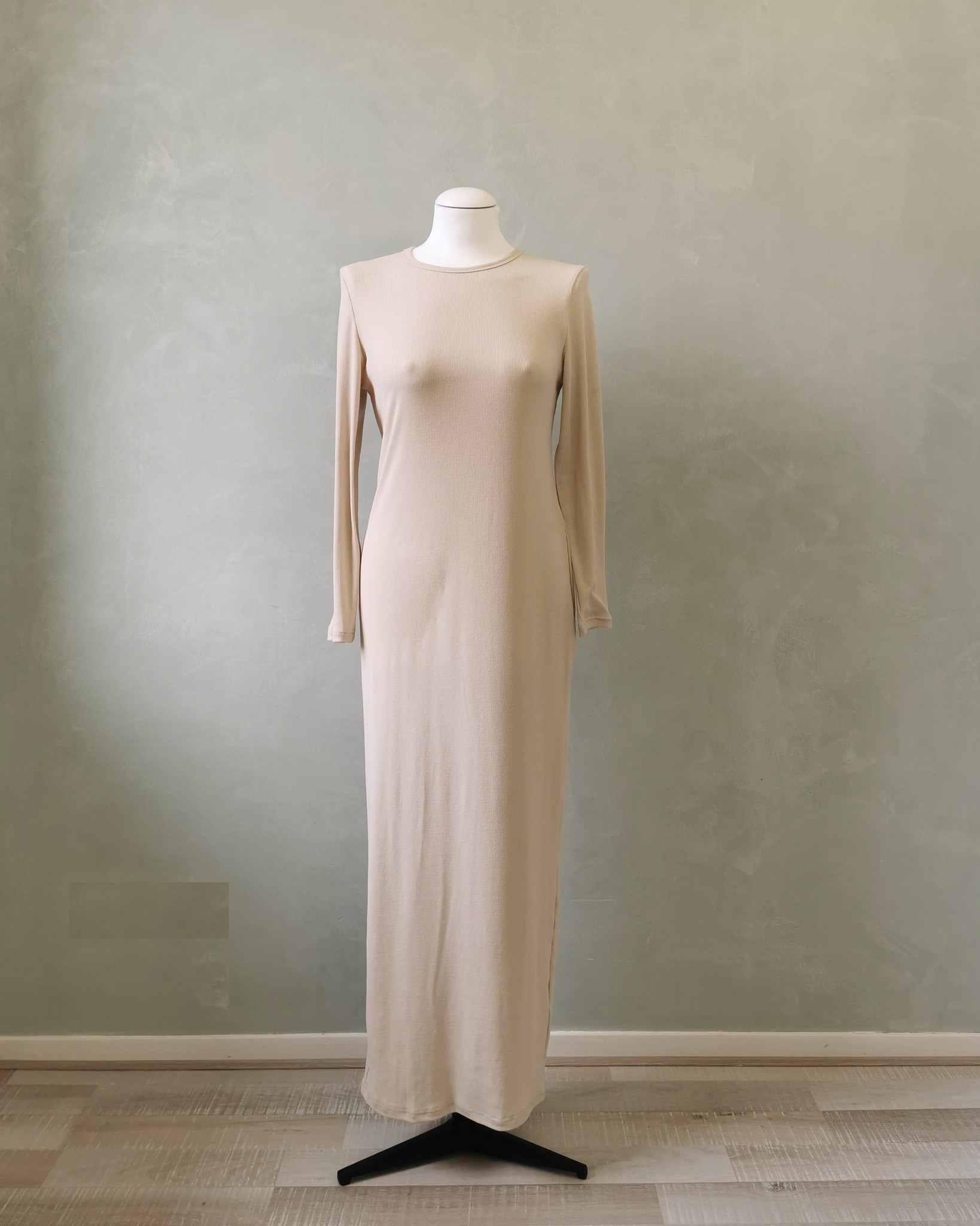 Jersey body dress slim-fit acciaroli II light beige