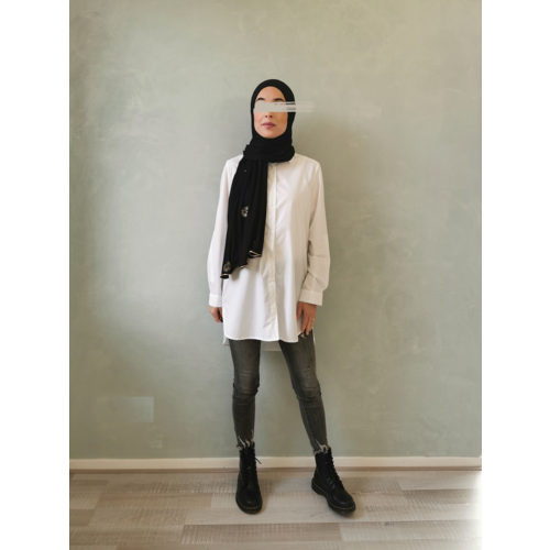 Basic blouse pisa wit Basic blouse pisa wit