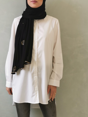 Basic blouse pisa wit Basic blouse pisa wit