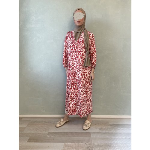 tuniq drena damask red tuniq drena damask red