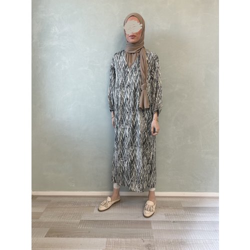 tuniq drena chevron black tuniq drena chevron black