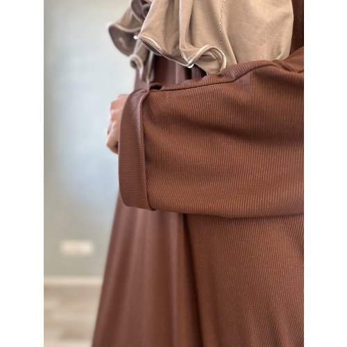 oversized abaya dozza brown oversized abaya dozza brown