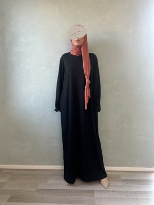 oversized abaya dozza black oversized abaya dozza black