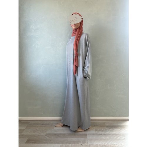 oversized abaya dozza shark grey oversized abaya dozza shark grey