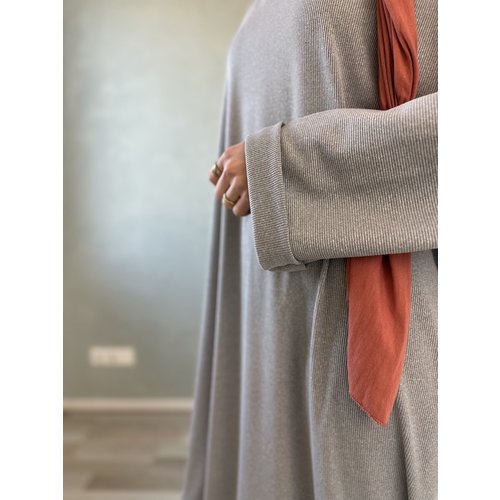 oversized abaya dozza shark grey oversized abaya dozza shark grey