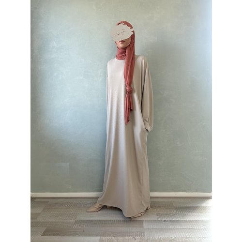 oversized abaya dozza sand grey oversized abaya dozza sand grey