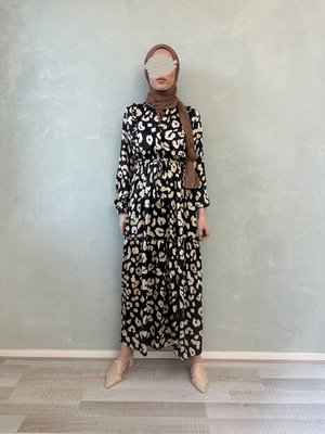 dress erbezzo II leopard black dress erbezzo II leopard black