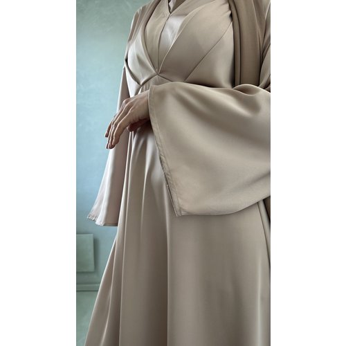 satin dress fumane beige satin dress fumane beige