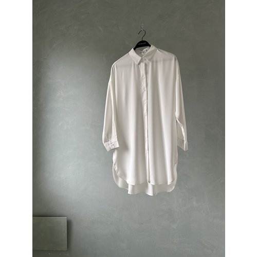 basic blouse alassio white basic blouse alassio white