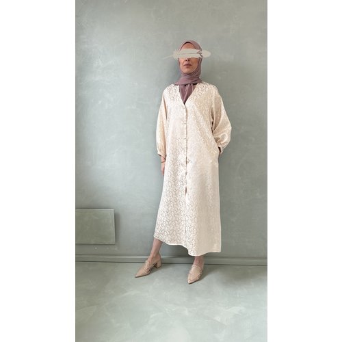 dress clusone beige dress clusone beige