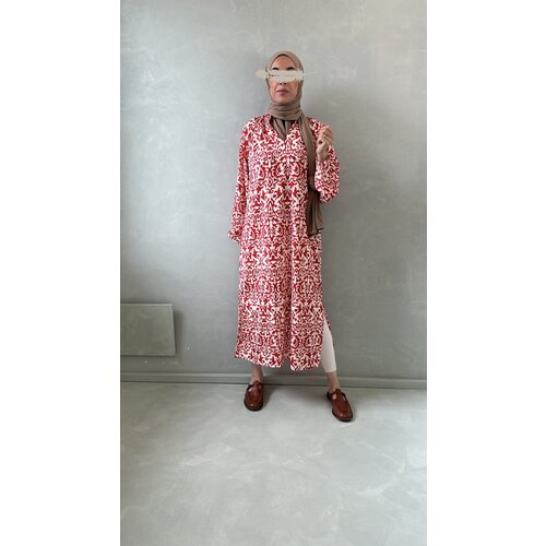 tunic dress capri red p1 tunic dress capri red p1