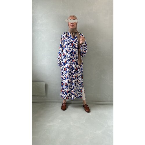 tunic dress capri beige-blue p1 tunic dress capri beige-blue p1