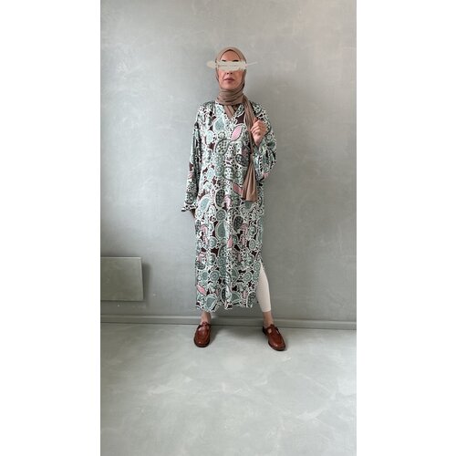 tunic dress capri paisley green p7 tunic dress capri paisley green p7