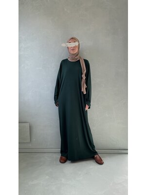 oversized abaya dozza dark green oversized abaya dozza dark green