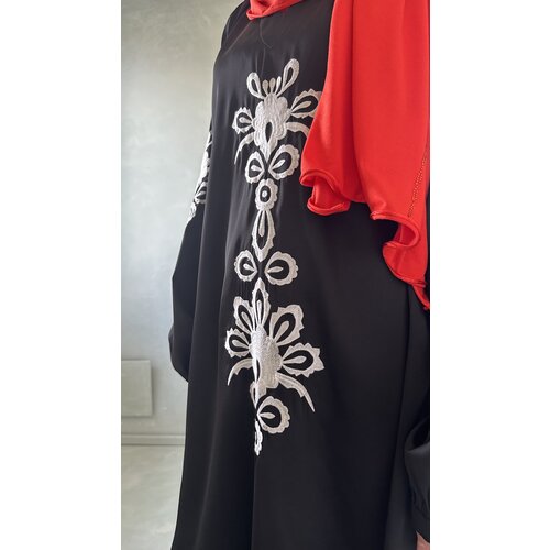 embroided tunic-dress sali black embroided tunic-dress sali black