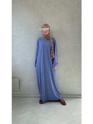 oversized abaya dozza ice blue oversized abaya dozza ice blue