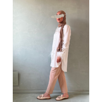 feather blouse tropia white