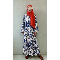 Maxi blouse mana blauw