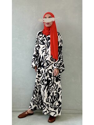 Maxi blouse mana zwart Maxi blouse mana zwart