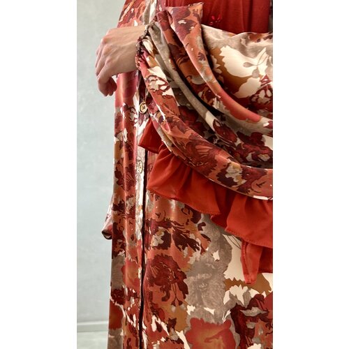 Maxi blouse lana brown Maxi blouse lana brown