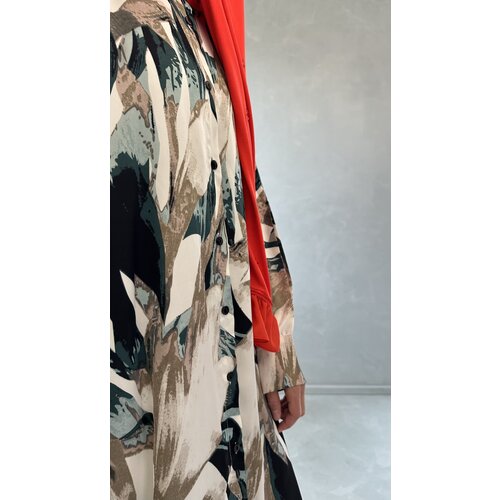 blouse dress cesio beige