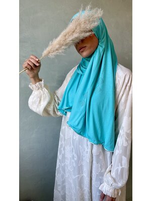 cotton jersey hijab sharjah ice cream blue