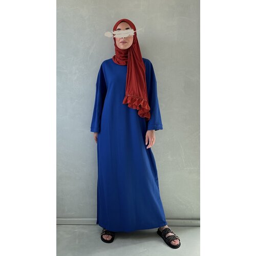 oversized tricot abaya royal blue oversized tricot abaya royal blue