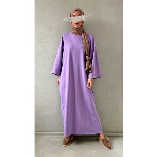 oversized tricot abaya lila oversized tricot abaya lila