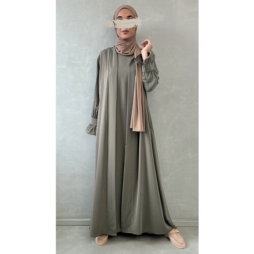 maxi set volantina (sleeve bottom) green grey maxi set volantina (sleeve bottom) green grey