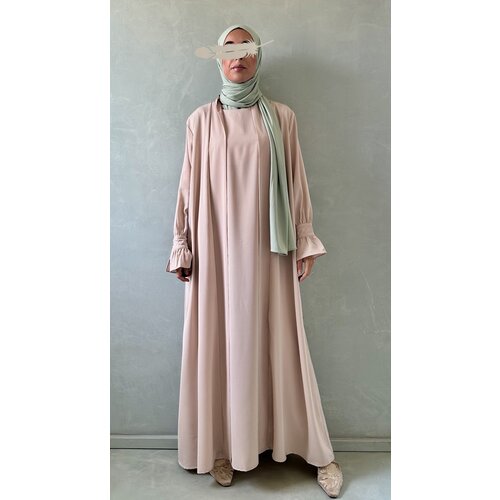 maxi set volantina (sleeve bottom) beige maxi set volantina (sleeve bottom) beige