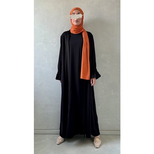 maxi set volantina (sleeve bottom) black maxi set volantina (sleeve bottom) black