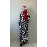 plisse dress averso blue