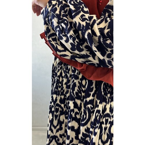 plisse dress averso blue plisse dress averso blue