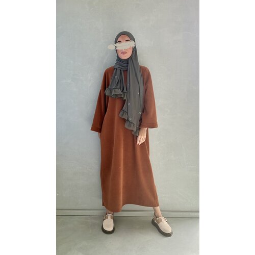 Comfy dress curdy cognac brown Comfy dress curdy cognac brown