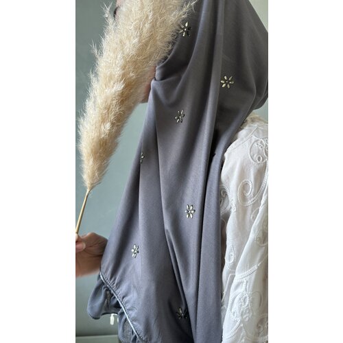 cotton jersey hijab ajman d-grey