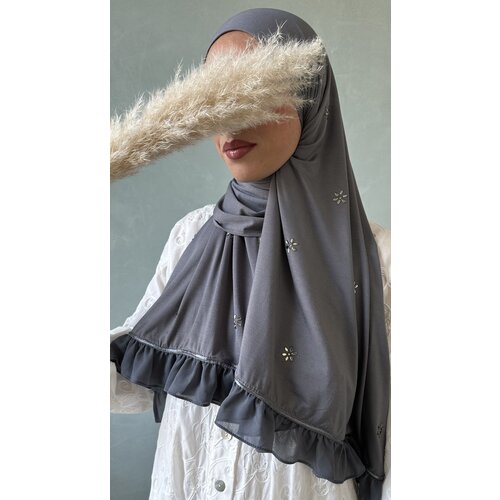 cotton jersey hijab ajman d-grey cotton jersey hijab ajman d-grey
