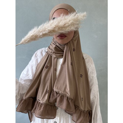 cotton jersey hijab ajman cappucino cotton jersey hijab ajman cappucino