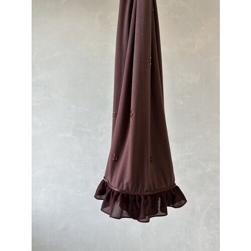 cotton jersey hijab ajman choco brown