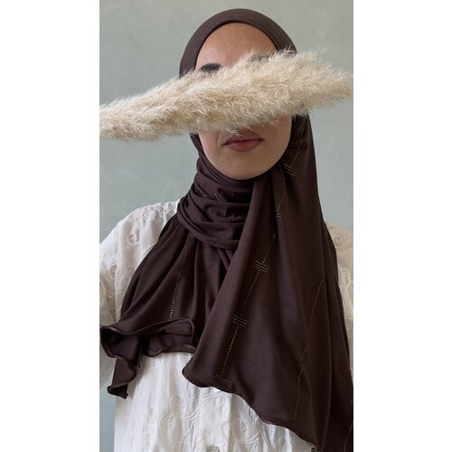 cotton jersey hijab dubai d-brown cotton jersey hijab dubai d-brown