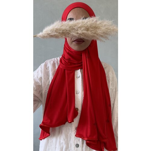 cotton jersey hijab dubai rarri red cotton jersey hijab dubai rarri red