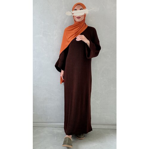 knitted dress diano brown knitted dress diano brown
