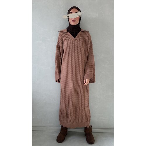 knitted sweater godrano brown knitted sweater godrano brown