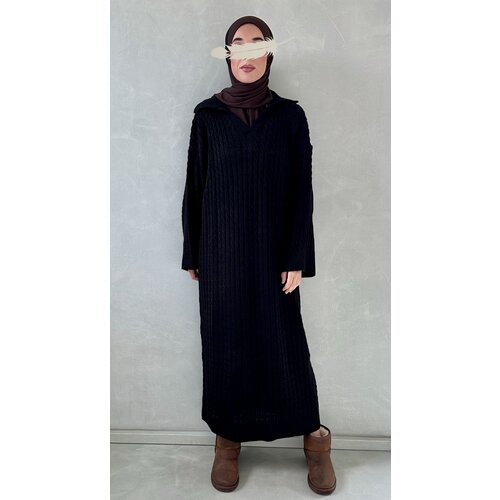 knitted sweater godrano black knitted sweater godrano black
