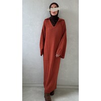 knitted sweater godrano red