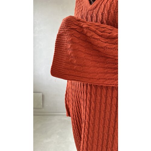 knitted sweater godrano red